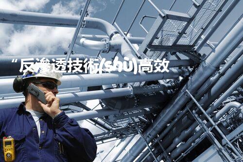 “反滲透技術(shù)高效處理高鹽度廢水，綠色環(huán)保新篇章”
